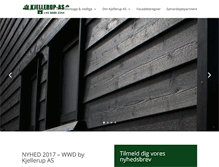 Tablet Screenshot of kjellerup-as.dk